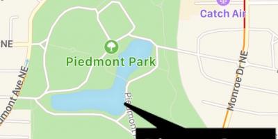 Пидмонт park mapa