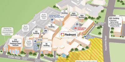 Piemont szpital na mapie