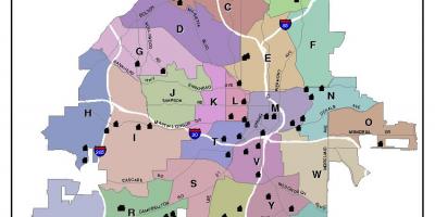 Mapa strefy Atlanta mapie