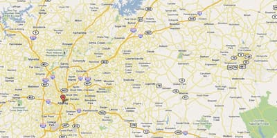 Mapa Atlanta