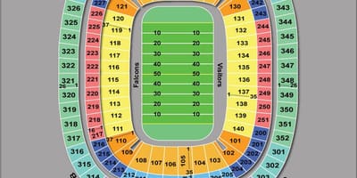 Atlanta Фалконс stadionu mapie
